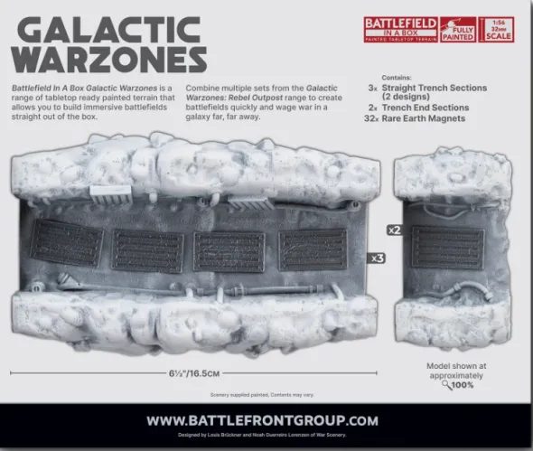 Galactic Warzones - Rebel Outpost Trenchlines