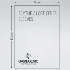 Gamegenic - MATTE - Scythe and/or Lost Cities Sleeves - 72 x 112 mm
