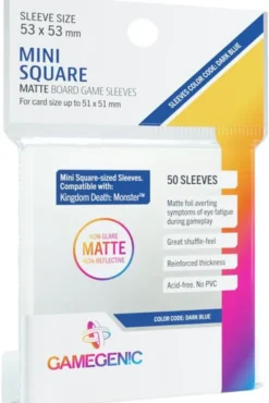 Gamegenic - 50 Matte Sleeves - 53x53 mm