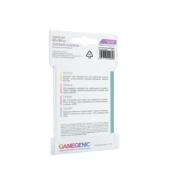 Gamegenic - 50 Prime Sleeves Standard Européen - 62x94