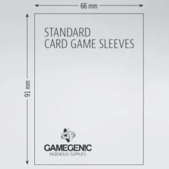 Gamegenic - Value Pack Standard 200 Sleeves - 66 x 91 mm
