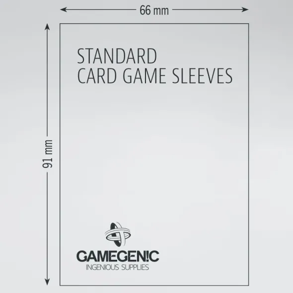 Gamegenic - Value Pack Standard 200 Sleeves - 66 x 91 mm