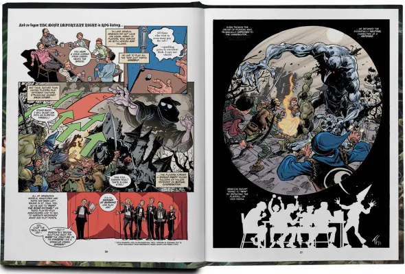 Gamemasters: The Comic Book History of Roleplaying Games - Hardcover Book