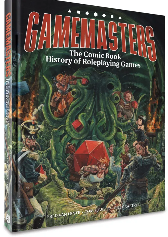 Gamemasters: The Comic Book History of Roleplaying Games - Hardcover Book