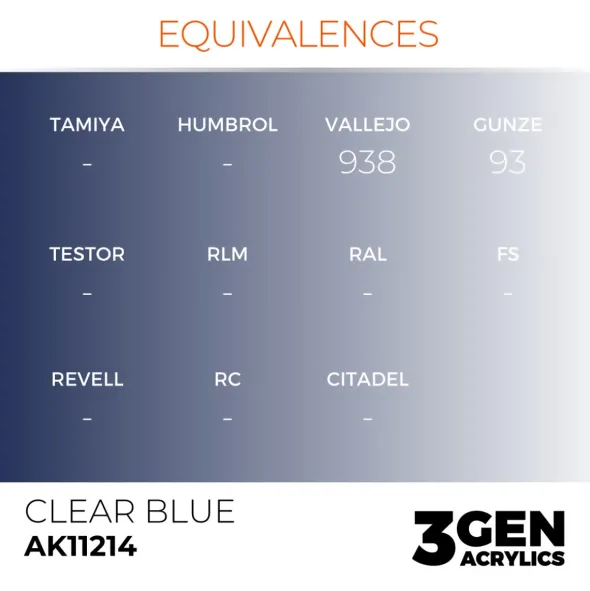 3Gen Ak Interactive - Clear Blue