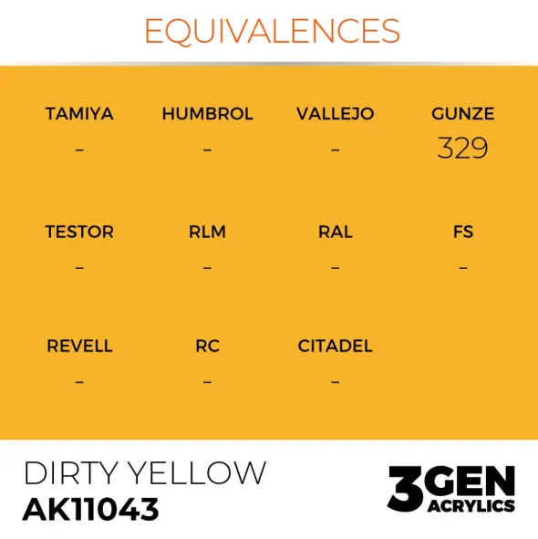 3Gen Ak Interactive - Dirty Yellow