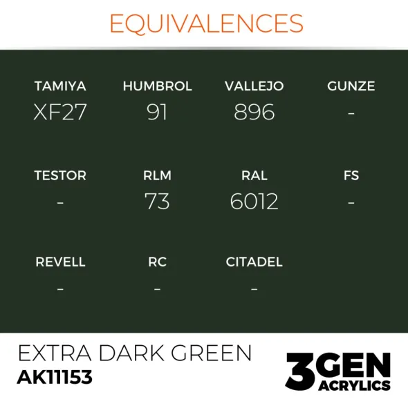 3Gen Ak Interactive - Extra Dark Green