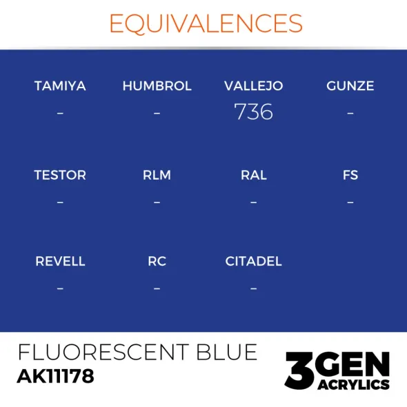 3Gen Ak Interactive - Fluorescent Blue