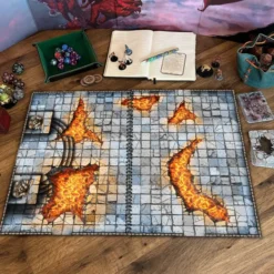 Giant Book of Battle Mats - Dragon Lairs & Dungeons