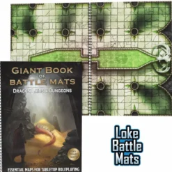 Giant Book of Battle Mats - Dragon Lairs & Dungeons