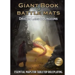Giant Book of Battle Mats - Dragon Lairs & Dungeons
