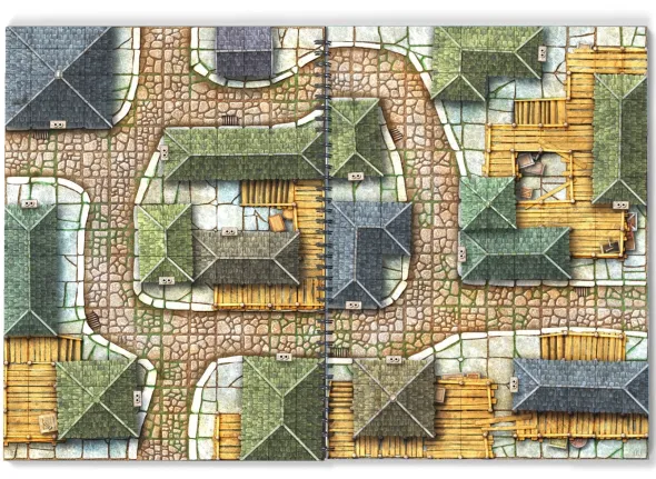 Giant Book of Battle Mats - Streets, Sewers & Cemeteries