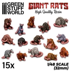 Giant Rats Resin Set