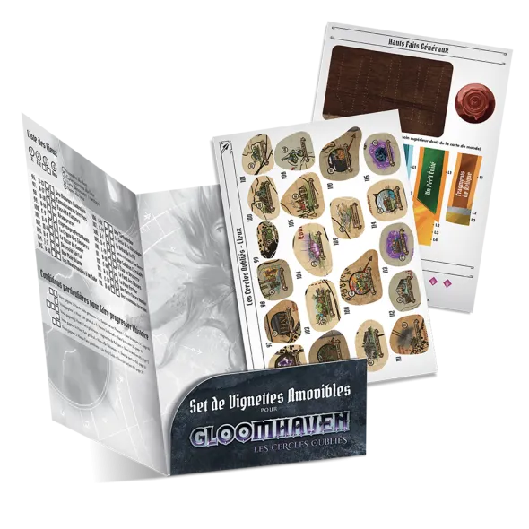 Gloomhaven - Les Cercles Oubliés : Set de Vignettes Amovibles