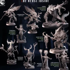 Goetia Miniatures - Beast Inside - Set Complet