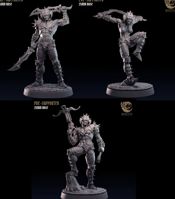 Goetia Miniatures - Death in Kadal - Milice de Kadal