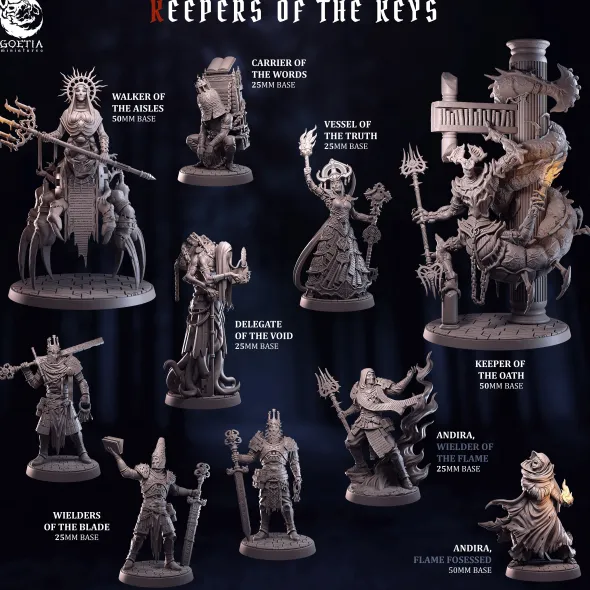 Goetia Miniatures - Keepers of the Keys - Set Complet