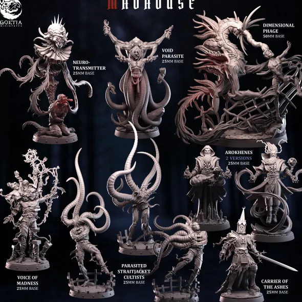 Goetia Miniatures - Madhouse - Set Complet