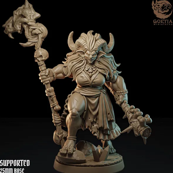 Goetia Miniatures - Peak of Madness - Trogga Khan