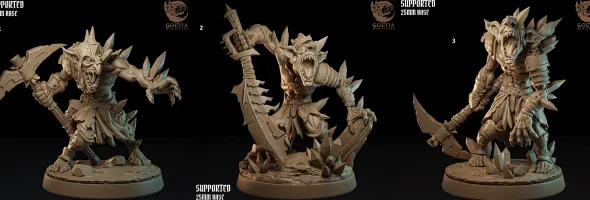 Goetia Miniatures - Peak of Madness - Gobelins Contaminés