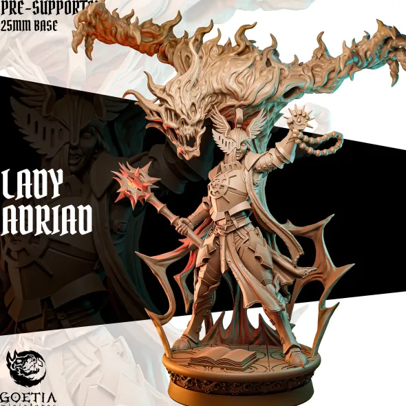 Goetia Miniatures - Shadows of Mol'ntar - Adriad et son Ombre