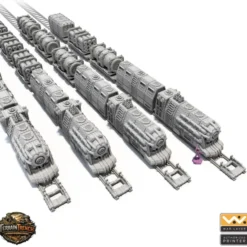 Gothic Sci-Fi Cargo Train