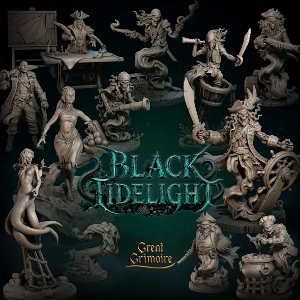 Great Grimoire - Black Tidelight - Set Complet