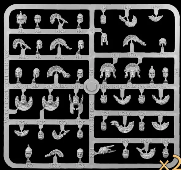 Greek Hoplites Heads