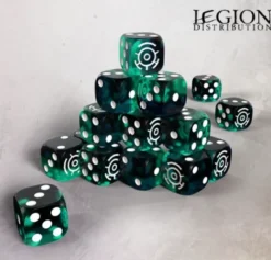 Grimdark Future - Robot Legions Premium Resin 16mm Dice Set (20)