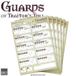 Guards of Traitor's Toll - Feuilles de suivi de caserne