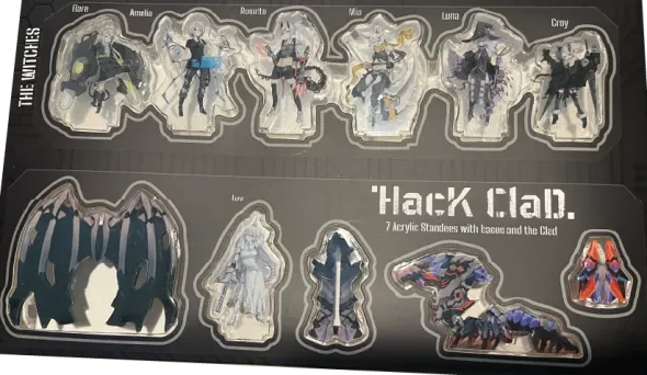 HacKClaD – Acrylic Set 1 – Player Character Witches