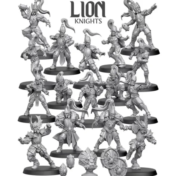 Haut elfes Lion Knight - Equipe