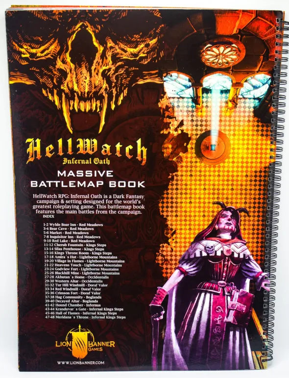HellWatch - Livre de cartes de bataille géante