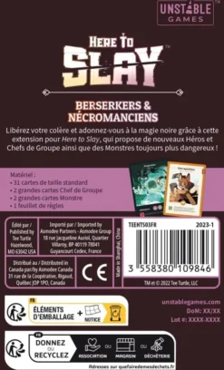 Here to Slay - Berserkers et Necromanciens