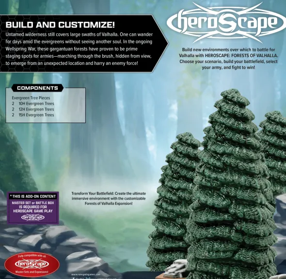 Heroscape: Forests of Valhalla Terrain Expansion