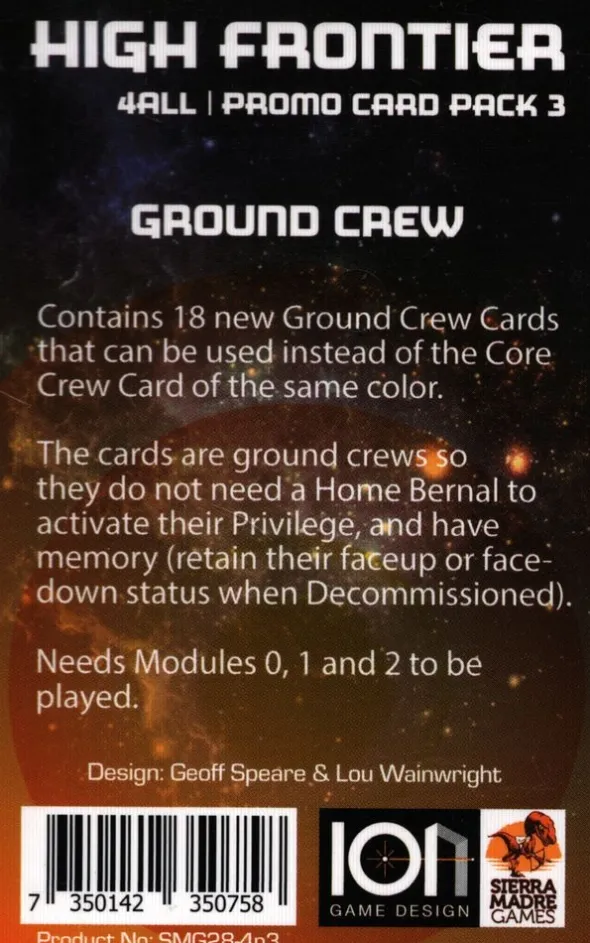 High Frontier 4 All - Crew Card Promo Pack