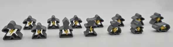 Hollow meeple set - Carcassonne Big Box Meeples