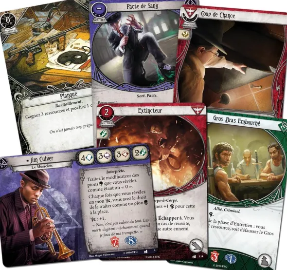 Horreur à Arkham : Le Jeu de Cartes - L'Héritage de Dunwich - (Investigateurs)