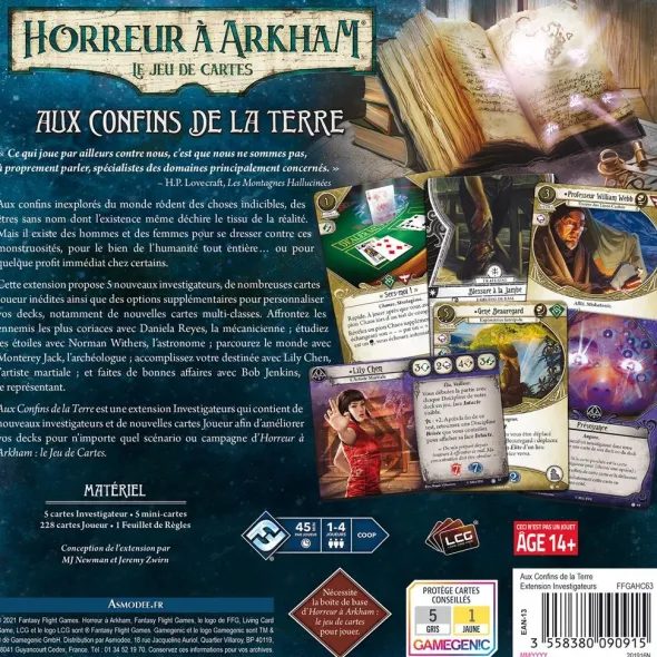 Horreur à Arkham : Le Jeu de Cartes - Aux Confins de la Terre (Investigateurs)