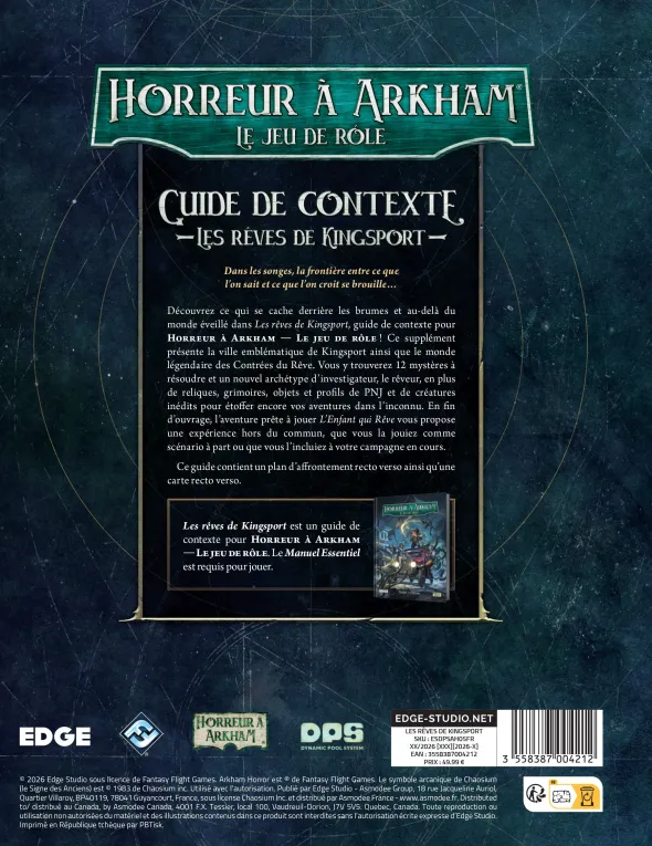 Horreur à Arkham : Le Jeu de Rôle - Les Rêves de Kingsport