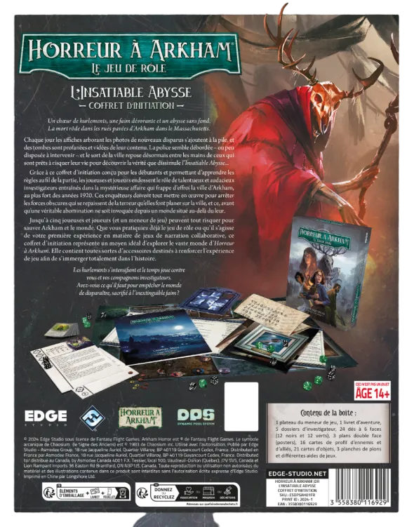Horreur à Arkham : Le Jeu de Rôle - L'Insatiable Abysse