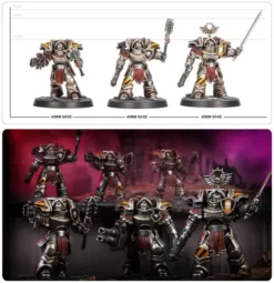 Horus Heresy : Legiones Astartes - Terminators Cataphractii avec Chargeurs Volkites et Masses Énergétiques