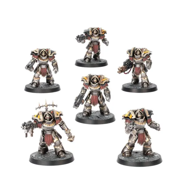 Horus Heresy : Legiones Astartes - Terminators Cataphractii avec Combi-bolters et Gantelets Énergétiques