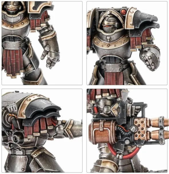 Horus Heresy : Legiones Astartes - Terminators Cataphractii avec Combi-bolters et Gantelets Énergétiques