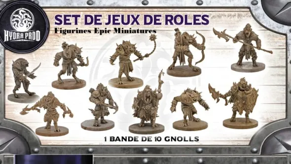 Hydra Production - 1 Bande de 10 Gnolls