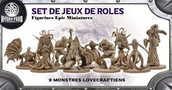 Hydra Production - 9 Créatures Lovecraftienne