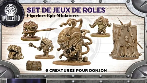 Hydra Production - 6 Créatures pour Donjon