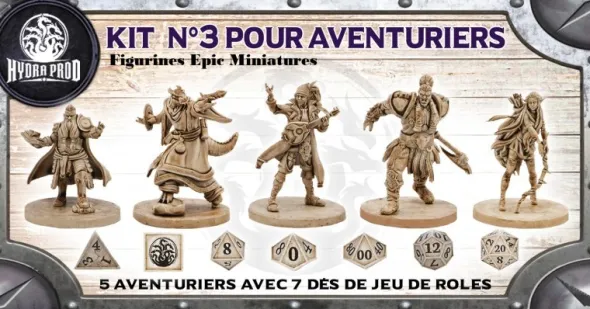 Hydra Production - Kit n°3 pour Aventuriers