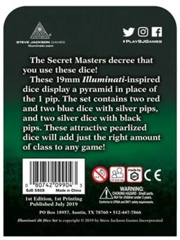 Illuminati - D6 Dice Set