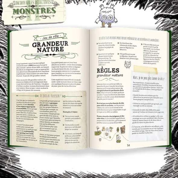 Incroyables Détectives de Monstres - Livre de base